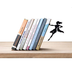 Creative Metal Bookend and Bookstand